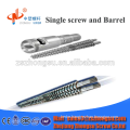 92/188 conical twin screw barrel for PVC pipe /bimetallic screw barrel